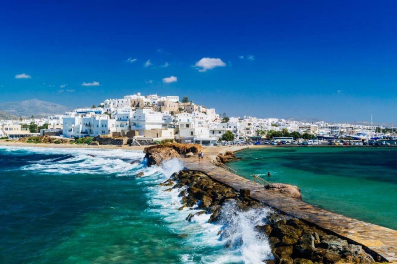 Independent Agapitos Apart , 2Bdrm, Private Patio Naxos City Luaran gambar